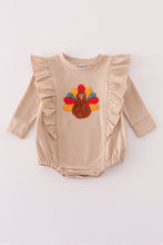 Load image into Gallery viewer, Beige turkey french knot ruffle bubble
