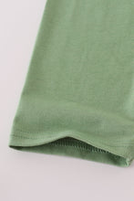 Load image into Gallery viewer, Green turkey french knot stripe pants set
