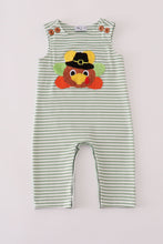 Load image into Gallery viewer, Green turkey french knot stripe jonjon
