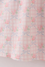 Load image into Gallery viewer, Pink floral print mom dress
