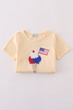 Load image into Gallery viewer, Ice cream flag sequin mom&amp;me top
