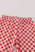 Load image into Gallery viewer, Red farm smocked pants set
