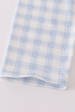 Load image into Gallery viewer, Red farm embroidery plaid pants set
