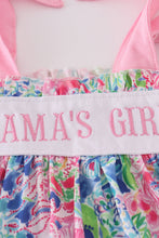 Load image into Gallery viewer, Blossom love MAMA&#39;S GIRL embroidery dress

