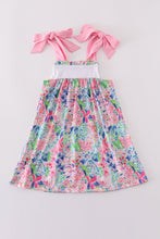 Load image into Gallery viewer, Blossom love MAMA&#39;S GIRL embroidery dress
