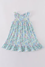 Load image into Gallery viewer, Tropical rainforest plant print dress

