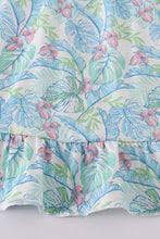 Load image into Gallery viewer, Tropical rainforest plant print dress

