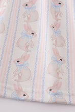Load image into Gallery viewer, Blue bow bunny girl dress
