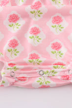Load image into Gallery viewer, Pink floral bunny applique bubble
