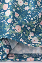 Load image into Gallery viewer, Green floral bunny applique dress
