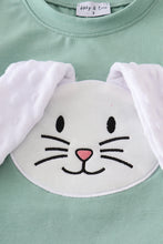 Load image into Gallery viewer, Green bunny applique set

