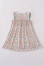 Load image into Gallery viewer, Floral sheep cross embroidery dress
