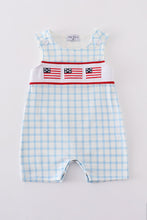 Load image into Gallery viewer, Blue flag embroidery jonjon
