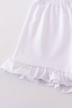 Load image into Gallery viewer, Vintage meadow print bow shorts set
