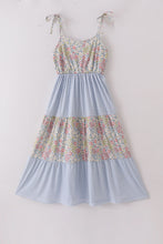 Load image into Gallery viewer, Pastel wildflowers print mom&amp;me tiered dress
