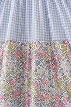 Load image into Gallery viewer, Pastel wildflowers print mom&amp;me tiered dress
