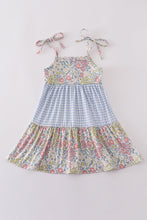 Load image into Gallery viewer, Pastel wildflowers print mom&amp;me tiered dress
