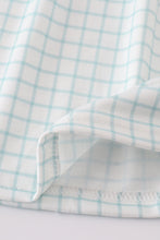 Load image into Gallery viewer, Blue he is risen embroidery dress
