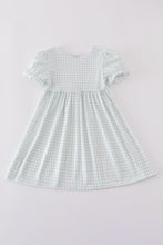 Load image into Gallery viewer, Blue he is risen embroidery dress
