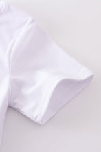 Load image into Gallery viewer, Blue cross embroider smocked set
