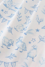 Load image into Gallery viewer, Easter duck bunny print girl dress

