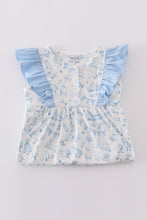 Load image into Gallery viewer, Easter duck bunny print girl dress
