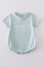Load image into Gallery viewer, Blue cross embroidery bubble
