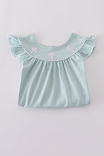 Load image into Gallery viewer, Blue cross embroidery dress

