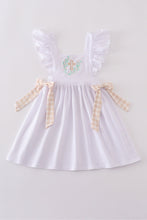 Load image into Gallery viewer, Easter cross embroidery girl dress
