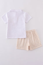 Load image into Gallery viewer, Easter cross embroidery boy shorts set
