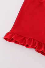 Load image into Gallery viewer, Bow embroidery smocked shorts set
