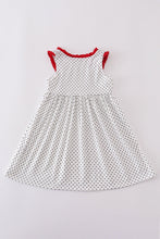 Load image into Gallery viewer, Red cake embroidery dot dress
