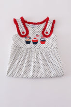 Load image into Gallery viewer, Red cake embroidery dot dress
