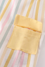 Load image into Gallery viewer, Rainbow stripe pocket jonjon
