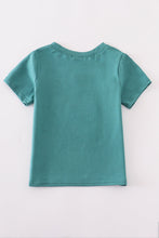 Load image into Gallery viewer, Blue deer applique top
