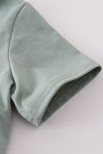 Load image into Gallery viewer, Sage stripe button down shirt
