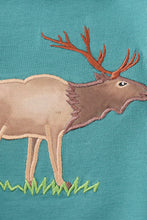 Load image into Gallery viewer, Blue deer applique bubble
