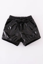 Load image into Gallery viewer, Black laser shorts
