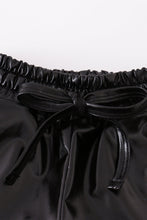 Load image into Gallery viewer, Black laser shorts
