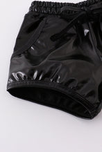 Load image into Gallery viewer, Black laser shorts
