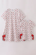 Load image into Gallery viewer, Character print bow applique mom&amp;me dress
