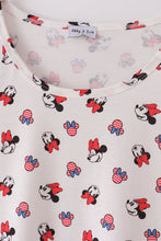 Load image into Gallery viewer, Character print bow applique mom&amp;me dress
