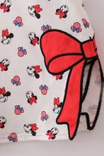 Load image into Gallery viewer, Character print bow applique mom&amp;me dress
