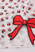 Load image into Gallery viewer, Character print bow applique mom&amp;me dress

