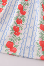 Load image into Gallery viewer, Apple print bow bloomer set
