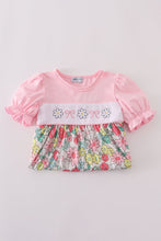 Load image into Gallery viewer, Pink floral embroidery dress
