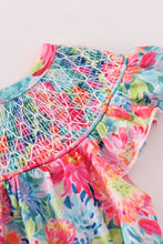 Load image into Gallery viewer, Sunshine garden smocked dress
