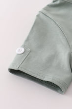 Load image into Gallery viewer, Green character applique shorts set
