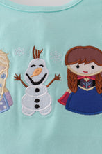 Load image into Gallery viewer, Blue character applique bloomer set
