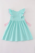 Load image into Gallery viewer, Blue character applique dress

